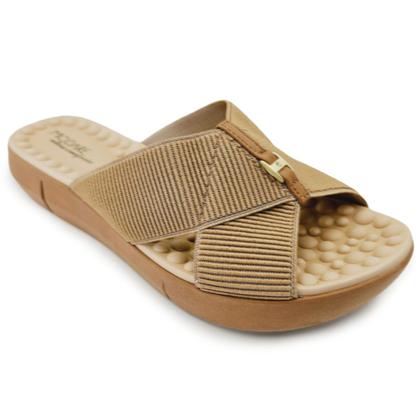 Imagem de Chinelo Modare com Tiras Cruzadas em Elástico e Palmilha Massageadora Maxxi Sense