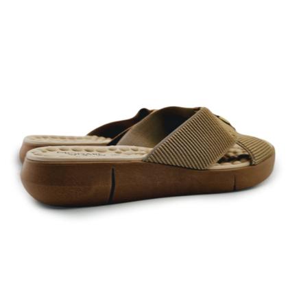 Imagem de Chinelo Modare com Tiras Cruzadas em Elástico e Palmilha Massageadora Maxxi Sense