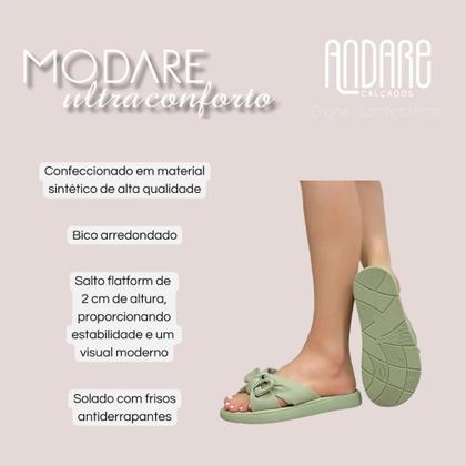 Imagem de Chinelo Modare Ultra Conforto Ortopedico Feminino Esporao