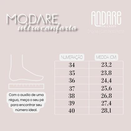 Imagem de Chinelo Modare Ultra Conforto Ortopedico Feminino Esporao