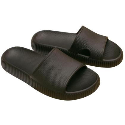 Imagem de Chinelo Nuvem Feminino Ortopedico Ergonometrico Slide Preto