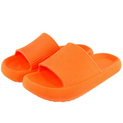 Imagem de Chinelo Nuvem Slide Amanda Block Aberto com Tira Larga e Sola Borracha Leve