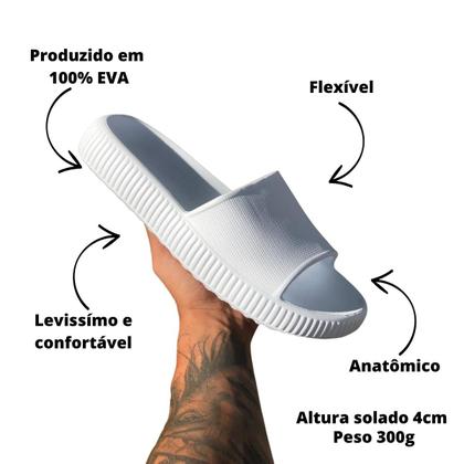 Imagem de Chinelo Nuvem Slide Masculino Mion Ortopédico Fly Feet Macio