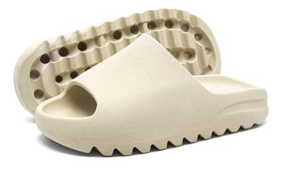 Imagem de Chinelo Nuvem Slide Tratorado Flexível Confortável Off White