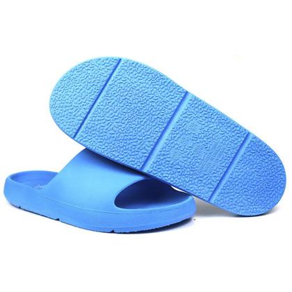 Imagem de Chinelo Nuvem Slide Unisex Leve Confortável Antiderrapante Azul