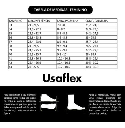 Imagem de Chinelo Nuvem Usaflex Slide Feminino Super Leve E Macio