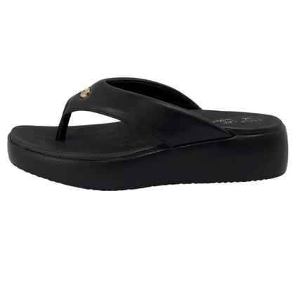 Imagem de Chinelo Ortopédico Feminino Modare Ultraconforto Preto Brilhante 7189.101
