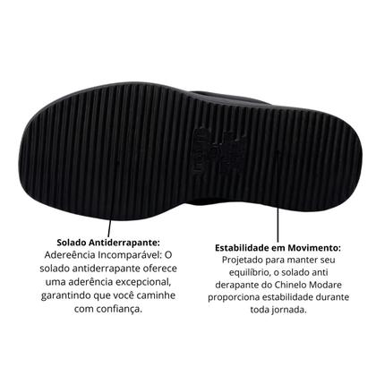 Imagem de Chinelo Ortopédico Feminino Modare Ultraconforto Preto Brilhante 7189.101