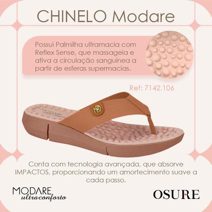 Imagem de Chinelo Ortopédico Modare Feminino Esporão Massageador Macio Amortecedor Sandália Fascite Plantar
