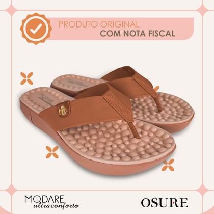 Imagem de Chinelo Ortopédico Modare Feminino Esporão Massageador Macio Amortecedor Sandália Fascite Plantar