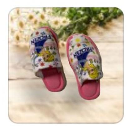 Imagem de Chinelo Pantufa Frozen Infantil Macio Acolchoado 25-26