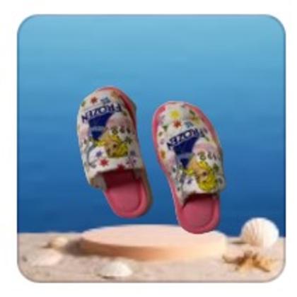 Imagem de Chinelo Pantufa Frozen Infantil Macio Acolchoado 25-26