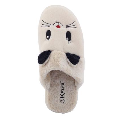Imagem de Chinelo Pantufa sola Kature 425 gato pelo interno fofinho