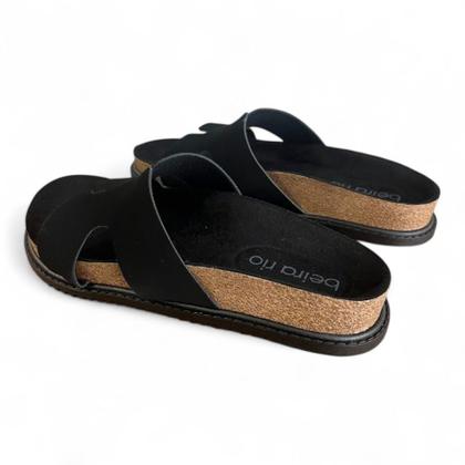 Imagem de Chinelo Papete Beira Rio Feminino Nobuck Confortável