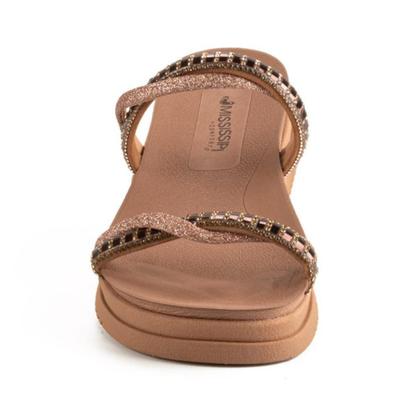 Imagem de Chinelo Papete Mississipi Slid Flatform com Brilhos MB301