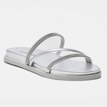 Imagem de Chinelo Papete Via Marte Feminino com Strass 23-19707-01