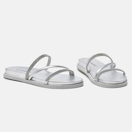 Imagem de Chinelo Papete Via Marte Feminino com Strass 23-19707-01