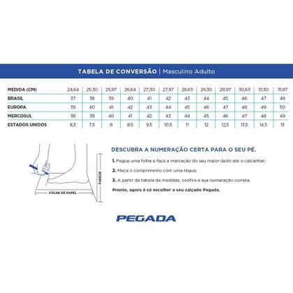 Imagem de Chinelo Pegada Masculino Couro Amortech Tira Cruzada 131661