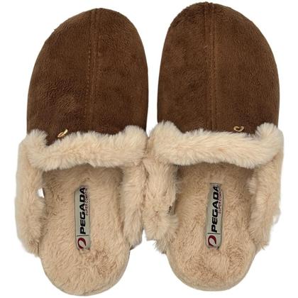 Imagem de Chinelo Pegada Pantufa Atoalhado com Pelo Feminino