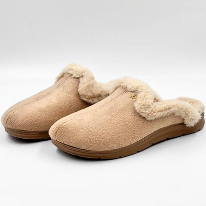 Imagem de Chinelo Pegada Pantufa Atoalhado com Pelo Feminino