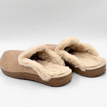 Imagem de Chinelo Pegada Pantufa Atoalhado com Pelo Feminino