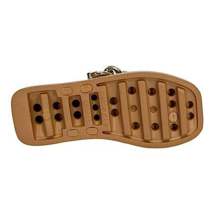Imagem de Chinelo Petite Jolie Hit Correntes PJ6515 Doce de Leite