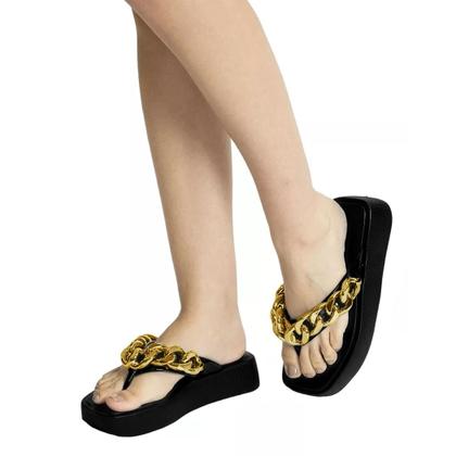 Imagem de Chinelo Petite Jolie Hit Feminino Com Corrente Oficial C/ NF