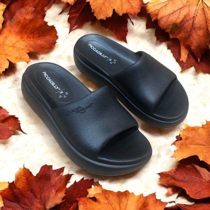 Imagem de Chinelo Piccadilly Slide Nuvem Ortopédico Esporão Macio Leve Mashmallow Impacto