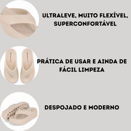 Imagem de Chinelo Plataforma Marshmallow Nuvem Piccadilly - Bege