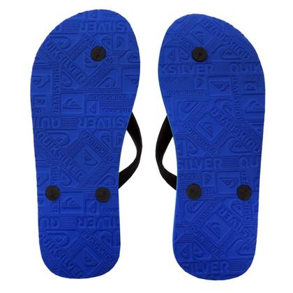 Imagem de Chinelo Quiksilver Molokai Division Azul e Laranja