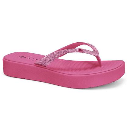 Imagem de Chinelo ramarim feminino flatform com brilhos 24-8102