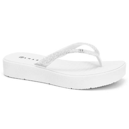 Imagem de Chinelo ramarim feminino flatform com brilhos 24-8102