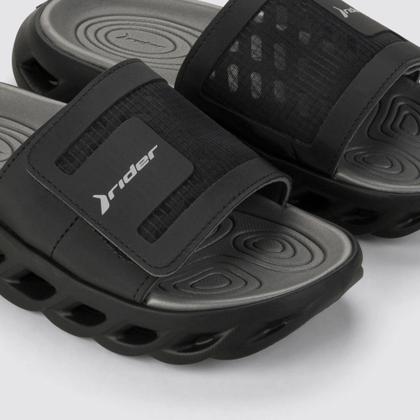 Imagem de Chinelo Rider Power Slide EVA Conforto Estilo Ortopédico Anatômico Ajustável Autocolante