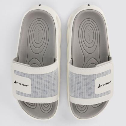 Imagem de Chinelo Rider Power Slide EVA Conforto Estilo Ortopédico Anatômico Ajustável Autocolante