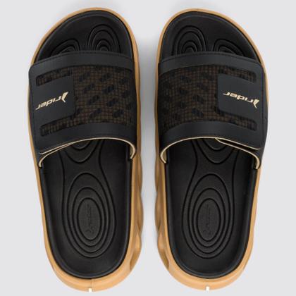 Imagem de Chinelo Rider Power Slide EVA Conforto Estilo Ortopédico Anatômico Ajustável Autocolante