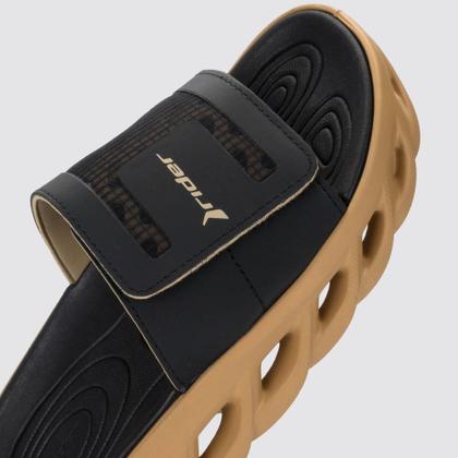 Imagem de Chinelo Rider Power Slide EVA Conforto Estilo Ortopédico Anatômico Ajustável Autocolante