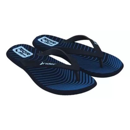 Imagem de Chinelo Rider Style R1 De Dedo Casual Masculino Preto Azul