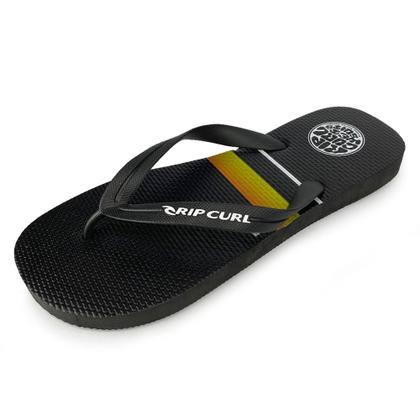 Imagem de Chinelo Rip Curl Stacked Logo Preto e Laranja