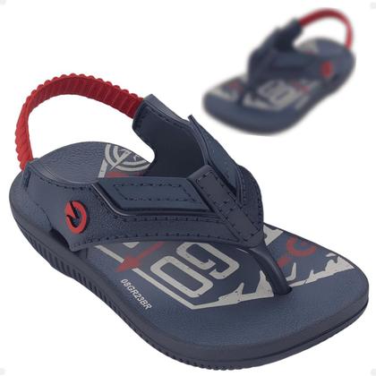 Imagem de Chinelo Sandália Baby Cartago Dakar Plus Azul E Vermelho