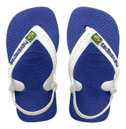 Imagem de Chinelo Sandália Infantil Havaianas Baby Brasil Logo Confortável