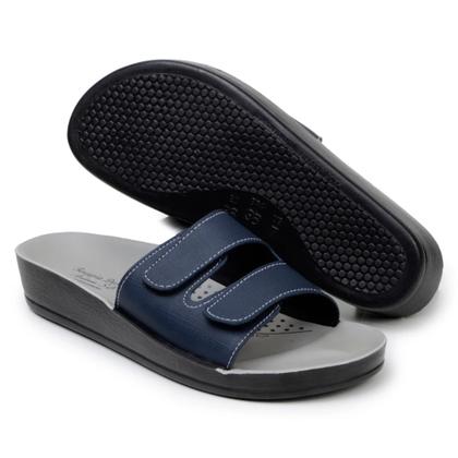 Imagem de Chinelo Sandalia Ortopédico Feminina  tiras autocolantes Dores nos Pés Esporão Anatomica