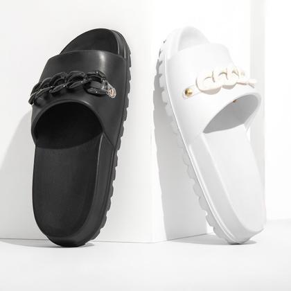 Imagem de Chinelo Slide com corrente Nuvem Leve Macio Confortável 100% em EVA