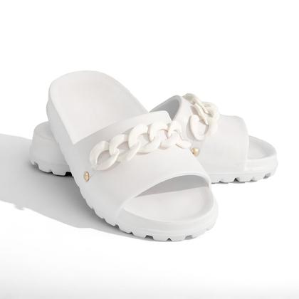 Imagem de Chinelo Slide com corrente Nuvem Leve Macio Confortável 100% em EVA