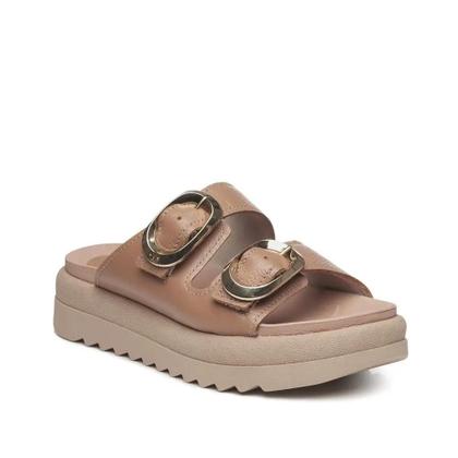 Imagem de Chinelo slide couro feminino pegada 234405