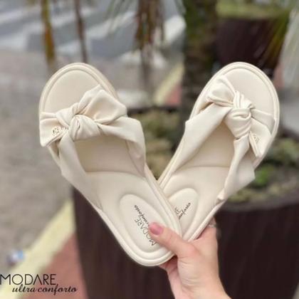 Imagem de Chinelo Slide Feminino Modare Ortopédico Laço Conforto 7208.101.29516