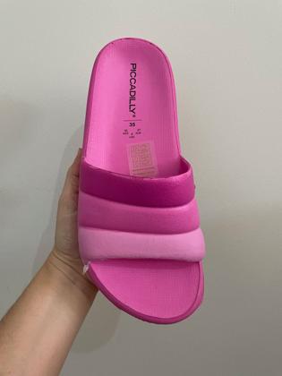 Imagem de Chinelo Slide Feminino Piccadilly Marshmallow Novas Cores