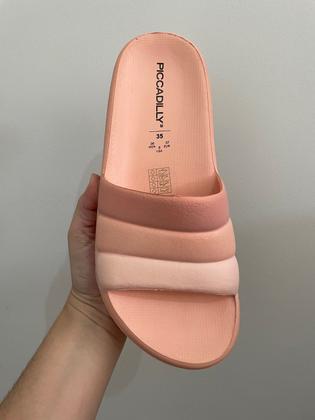 Imagem de Chinelo Slide Feminino Piccadilly Marshmallow Novas Cores