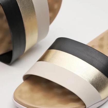 Imagem de Chinelo Slide Feminino Rasteira Macia Leve Beira Rio 8360.360