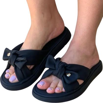 Imagem de Chinelo Slide Feminino Ultrasoft Conforto Eva Laço Moda 7208.101 Modare