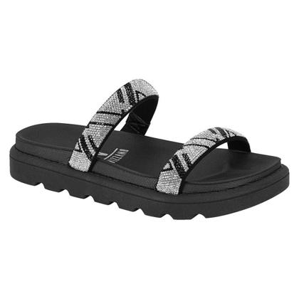 Imagem de Chinelo slide feminino vizzano strass 6459.110